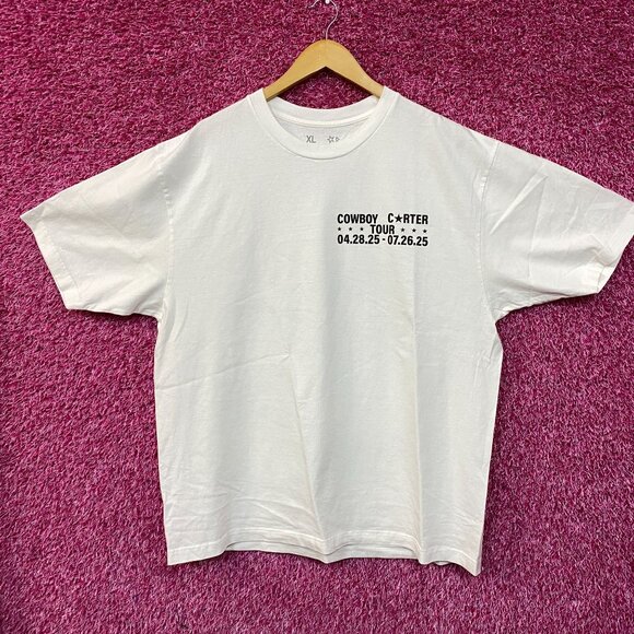 Beyonce Cowboy Carter Rodeo Chitlin Circuit Tour Los Angeles T-Shirt XL - Picture 1 of 5